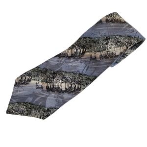Endangered Species Zebra Men's Silk Tie